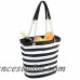Picnic at Ascot 22 Can Stripe Insulated Fashion Tote Cooler PVQ1999
